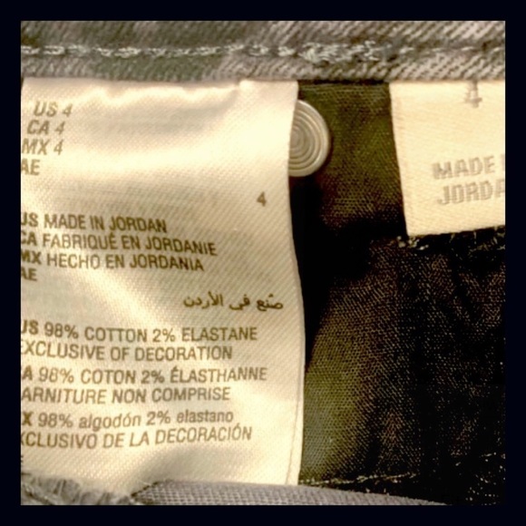 Style & Co Wild Puma Gray & Black Mid Rise Curvy Fit Skinny Leg Size 4 Jeans - Picture 7 of 7